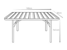 Vente-unique Garden Table L.160 Cm Metal - Almond Green - MIRMANDE By MYLIA - thumbnail 7