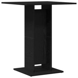 Berkfield Home Bistro Table Black Oak 60x60x75 cm Engineered Wood - Size: 60 x 60 x 75 cm - thumbnail 7