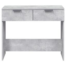 Berkfield Home Console Table Concrete Grey 90x36x75 cm Engineered Wood - Size: 90 x 36 x 75 cm - thumbnail 6