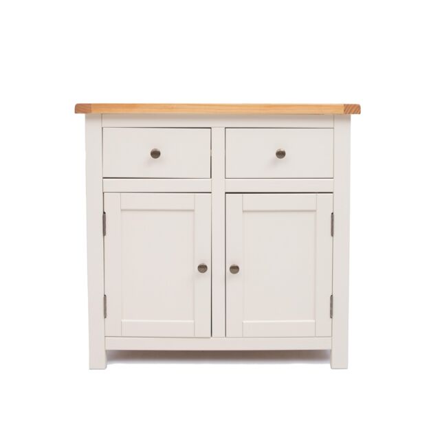 Cabinet Bits Maggiori Off-White 2 Drawer 2 Door Sideboard Brass Knob - image 1
