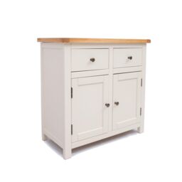 Cabinet Bits Maggiori Off-White 2 Drawer 2 Door Sideboard Brass Knob - thumbnail 3