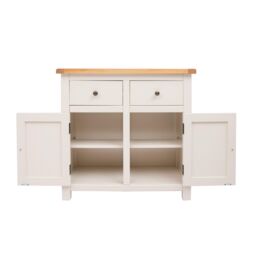 Cabinet Bits Maggiori Off-White 2 Drawer 2 Door Sideboard Brass Knob - thumbnail 5