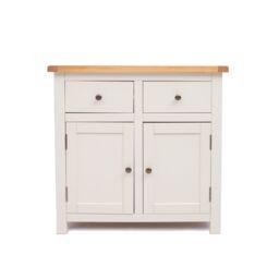 Cabinet Bits Maggiori Off-White 2 Drawer 2 Door Sideboard Brass Knob - thumbnail 1