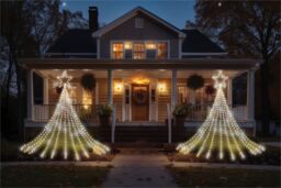 Xmas Haus 2.4m Waterfall Light chain 630 Led -10% Twinkle in White - Size: 1 Pack - thumbnail 2