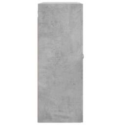 Berkfield Home Wall Mounted Cabinets 2 pcs Concrete Grey Engineered Wood - thumbnail 7