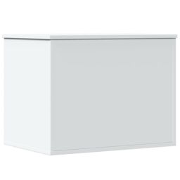 Berkfield Home Storage Box White 60x42x46 cm Engineered Wood - Size: 60 x 42 x 46 cm - thumbnail 2