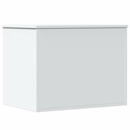 Berkfield Home Storage Box White 60x42x46 cm Engineered Wood - Size: 60 x 42 x 46 cm - thumbnail 6