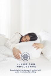 Snuggledown 1 Pack Retreat V Shape Firm Support Pregnancy Pillow in White - thumbnail 4