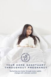 Snuggledown 1 Pack Retreat V Shape Firm Support Pregnancy Pillow in White - thumbnail 3