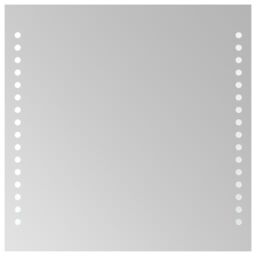 Berkfield Home LED Bathroom Mirror 30x30 cm in Clear - thumbnail 2