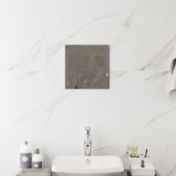 Berkfield Home LED Bathroom Mirror 30x30 cm in Clear - thumbnail 3