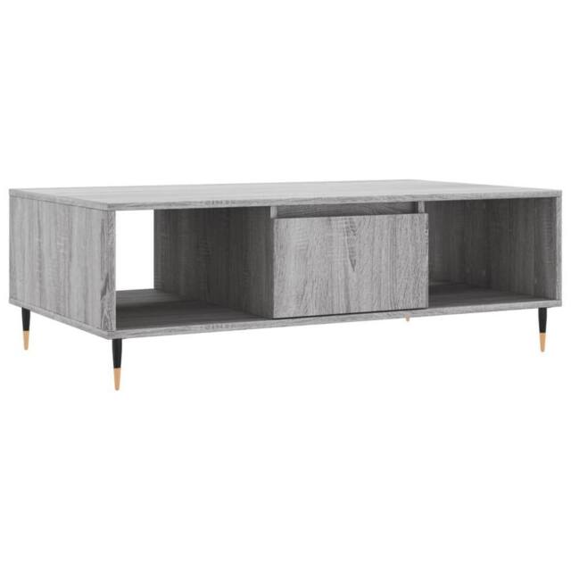 Berkfield Home Coffee Table Grey Sonoma 104x60x35 cm Engineered Wood - Size: 104 x 60 x 35 cm - image 1