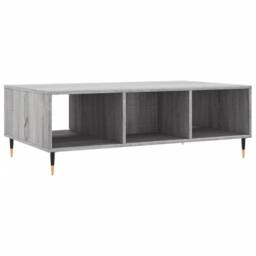 Berkfield Home Coffee Table Grey Sonoma 104x60x35 cm Engineered Wood - Size: 104 x 60 x 35 cm - thumbnail 8