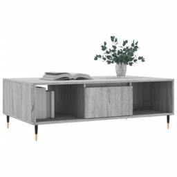 Berkfield Home Coffee Table Grey Sonoma 104x60x35 cm Engineered Wood - Size: 104 x 60 x 35 cm - thumbnail 3