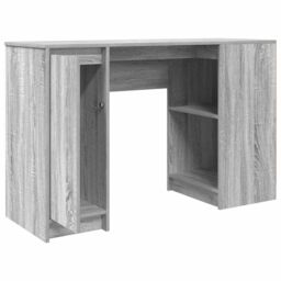 Berkfield Home Desk Grey Sonoma 120x42x76 cm Engineered Wood - Size: 120 x 42 x 76 cm - thumbnail 5