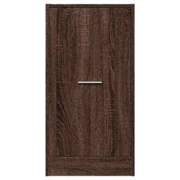 Berkfield Home Apothecary Cabinet Brown Oak 40x41x77.5 cm Engineered Wood - thumbnail 5