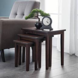 Cheshire Inverlochy Nest Of Tables in Mahogany in Dark Brown - thumbnail 2