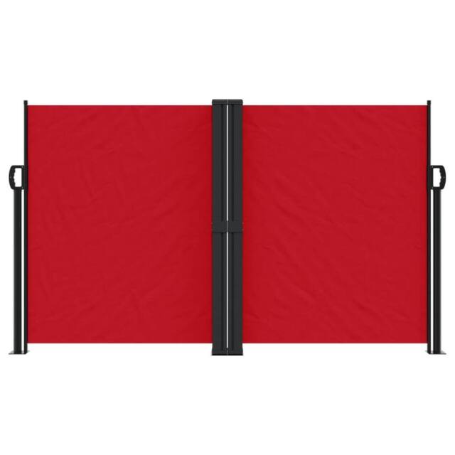 Berkfield Home Retractable Side Awning Red 140x600 cm - image 1