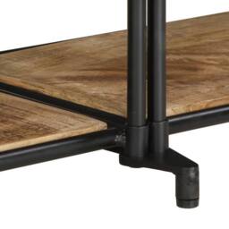 Berkfield Home TV Cabinet 200x42x40 cm Solid Wood Rough Mango in Brown - Size: 200 x 42 x 40 cm - thumbnail 8