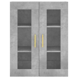 Berkfield Home Highboard Concrete Grey 69.5x34x180 cm Engineered Wood - thumbnail 6