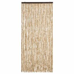Berkfield Home Insect Curtain Beige 90x220 cm Chenille - thumbnail 3