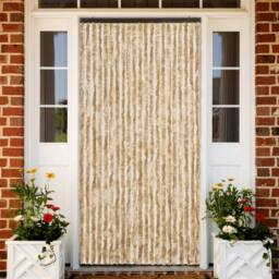 Berkfield Home Insect Curtain Beige 90x220 cm Chenille - thumbnail 2