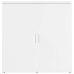 Berkfield Home Sideboards 2 pcs White 79x38x80 cm Engineered Wood - Size: 79 x 38 x 80 cm - thumbnail 5