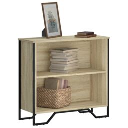Berkfield Home Bookcase Sonoma Oak 80x31x74.5 cm Engineered Wood in Brown - thumbnail 1