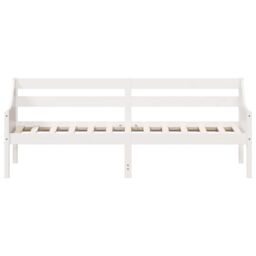 Berkfield Home Day Bed without Mattress White 80x200 cm Solid Wood Pine - thumbnail 4