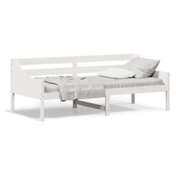 Berkfield Home Day Bed without Mattress White 80x200 cm Solid Wood Pine - thumbnail 2
