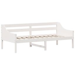 Berkfield Home Day Bed without Mattress White 80x200 cm Solid Wood Pine - thumbnail 3