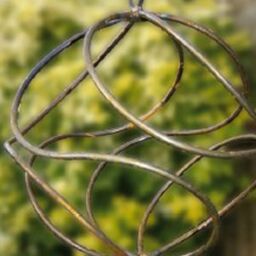 Poppyforge Fairy Catcher Hanging Ornament, Steel - L27.9 x W27.9 x H27 cm - Black - thumbnail 2