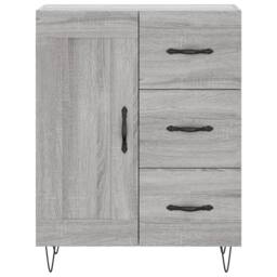 Berkfield Home Highboard Grey Sonoma 69.5x34x180 cm Engineered Wood - thumbnail 8