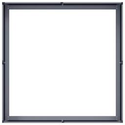 Berkfield Home Planter Anthracite 100x100x30 cm Steel in Dark Grey - Size: 100 x 100 x 30 cm - thumbnail 5