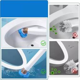 Nordara Disposable Toilet Brush with Refills in White - thumbnail 3