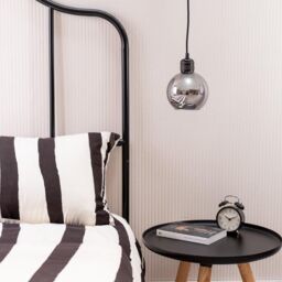 ValueLights Bellamy Easy Fit Smoke Glass Shade with 4W LED Warm White Bulb in Metallics - Size: 6 inches - thumbnail 3