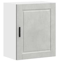 Berkfield Home Kitchen Wall Cabinets 2 pcs¬†Porto Concrete Grey Engineered Wood - thumbnail 5