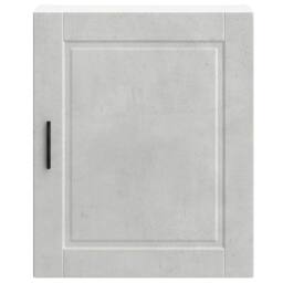 Berkfield Home Kitchen Wall Cabinets 2 pcs¬†Porto Concrete Grey Engineered Wood - thumbnail 6