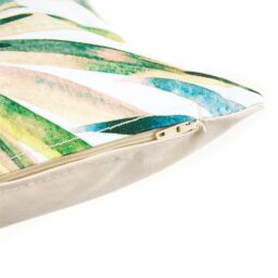 icon Indoor & Outdoor Waterproof Cushion, Palm & Aqua (4-Pack) - Size: 43 cm x 43 cm - thumbnail 6