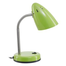 Orsina Red Table Lamp for Work Desk, Desk Lamp with Conical Lamp Head, Long Lasting Iron Bedside Lamp in Green
