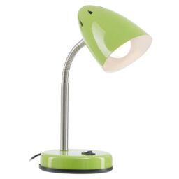 Orsina Red Table Lamp for Work Desk, Desk Lamp with Conical Lamp Head, Long Lasting Iron Bedside Lamp in Green - thumbnail 2