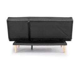 Home Detail Idris Fabric Sofa Bed With Pillow Topper Cushions & Chaise Feature & Wooden Legs in Grey - thumbnail 3