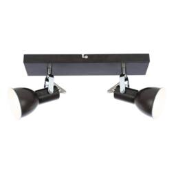 Netlighting Fargo Twin Ceiling Spotlight Brown 2x E14 - thumbnail 1