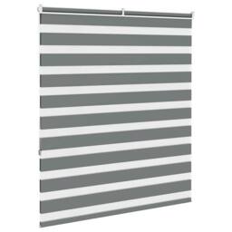 Berkfield Home Elegant Zebra Blind Dark Grey 135x150 cm Fabric Width 130.9 cm Po - thumbnail 4