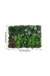 Living and Home 1PCS Green Artificial Plant Living Wall Panel for Decor - thumbnail 2