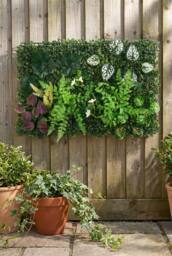 Living and Home 1PCS Green Artificial Plant Living Wall Panel for Decor - thumbnail 4
