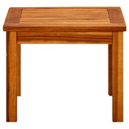 Berkfield Home Garden Coffee Table 45x45x36 cm Solid Acacia Wood in Brown - Size: 45 x 45 x 36 cm - thumbnail 3