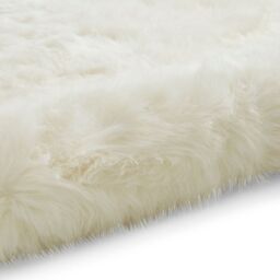 The Rug Shop UK Cream Modern Shaggy Plain Easy To Clean Area Rug - Size: 160 cm x 230 cm - thumbnail 8