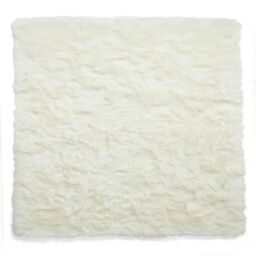 The Rug Shop UK Cream Modern Shaggy Plain Easy To Clean Area Rug - Size: 160 cm x 230 cm - thumbnail 7