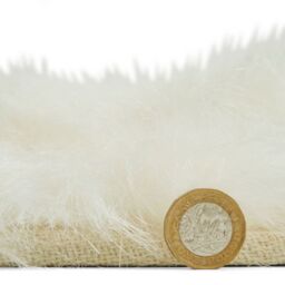 The Rug Shop UK Cream Modern Shaggy Plain Easy To Clean Area Rug - Size: 160 cm x 230 cm - thumbnail 9